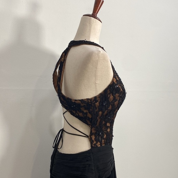 Vintage Dave & Johnny Velvet Evening Gown 9/10 - Picture 6 of 13